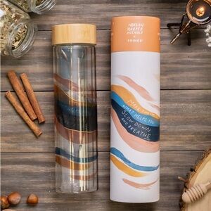 BRAND NEW! Morgan Harper Nichols x Fringe Glass hydration bottle 16.9 fl. oz